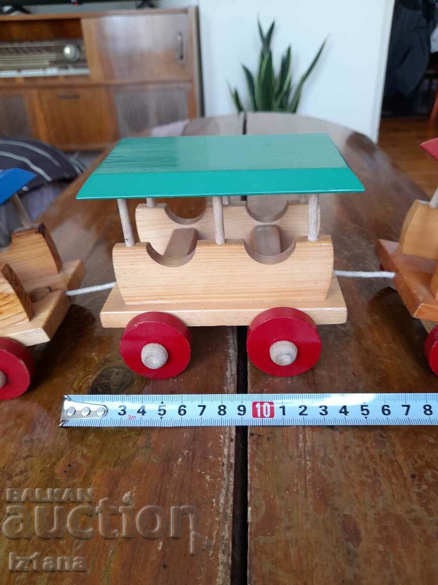 Old wooden train - 5 Old wooden train - 5