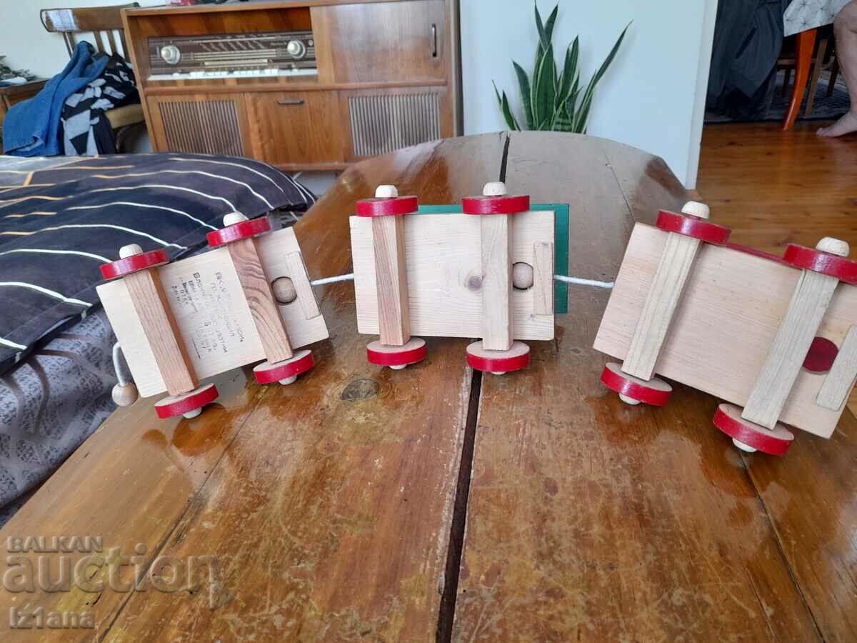 Old wooden train - 6 Old wooden train - 6