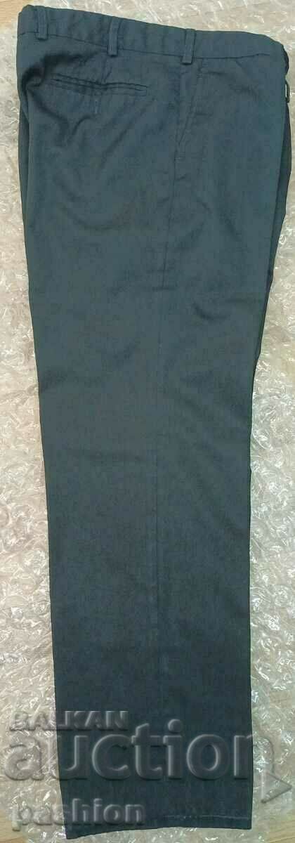 black trousers Navy wool, thick