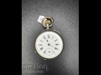 Сребърен джобен часовник №5525