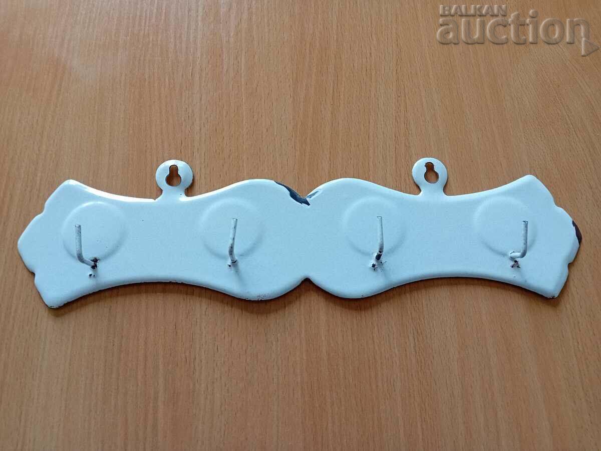 Old enamel hanger enamel vintage retro with price 21.00 BGN | € 10.74 Old enamel hanger enamel vintage retro with price 21.00 BGN | € 10.74