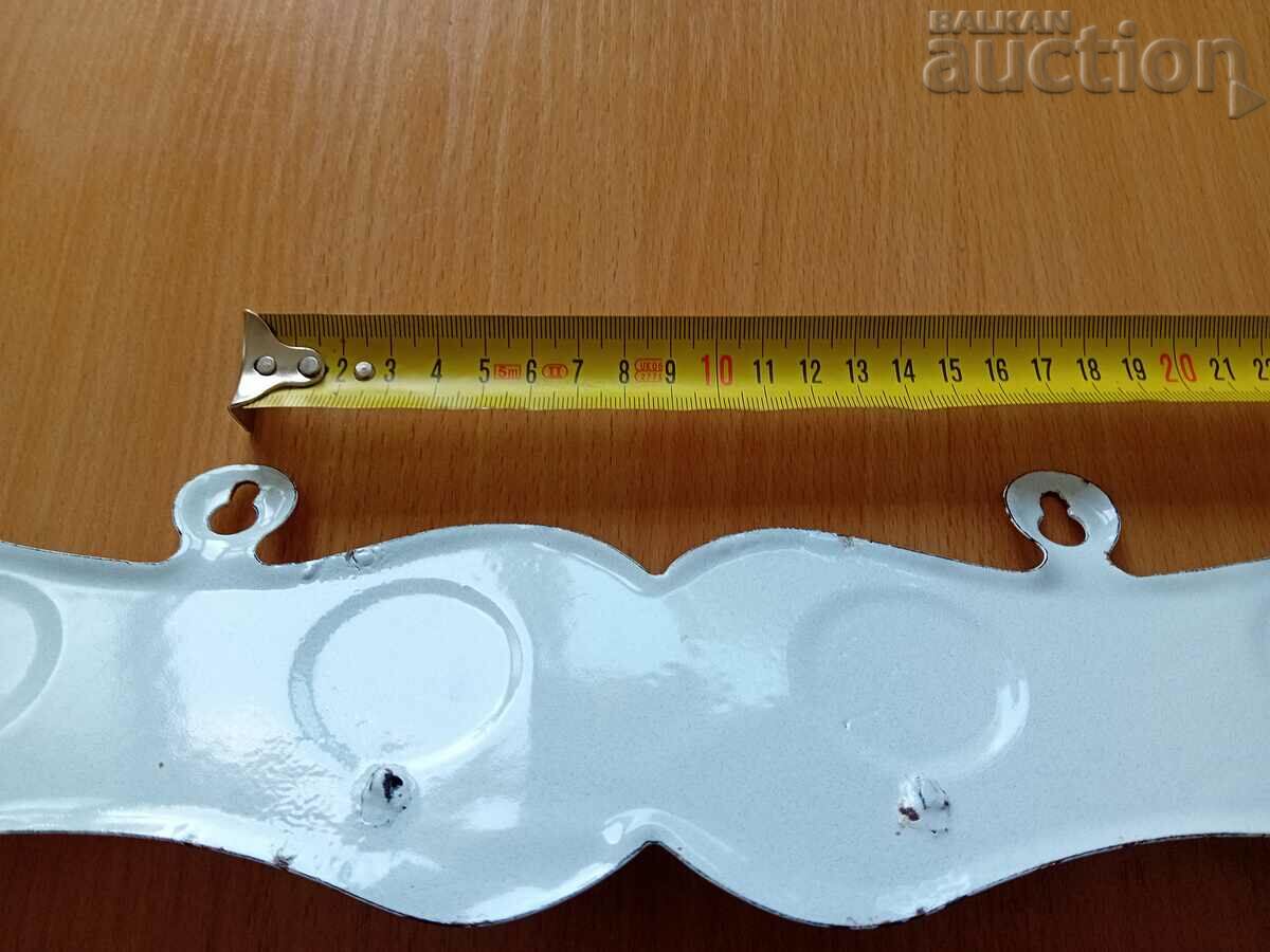 Old enamel hanger enamel vintage retro - 5 Old enamel hanger enamel vintage retro - 5
