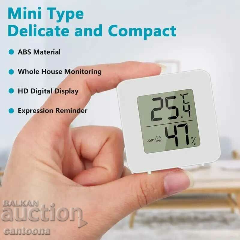 Livrarea Termometru și higrometru digital LCD, pentru mașină și casă