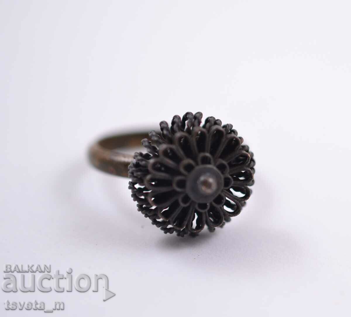 Antique ring, filigree