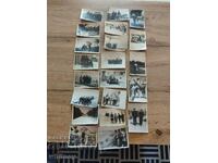 Lot of 21 photos of Burgas until 1944, small size