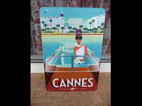 Metal sign Cannes French Riviera Palme d'Or luxury ki