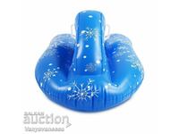 Inflatable jet with handles, suitable for winter and summer