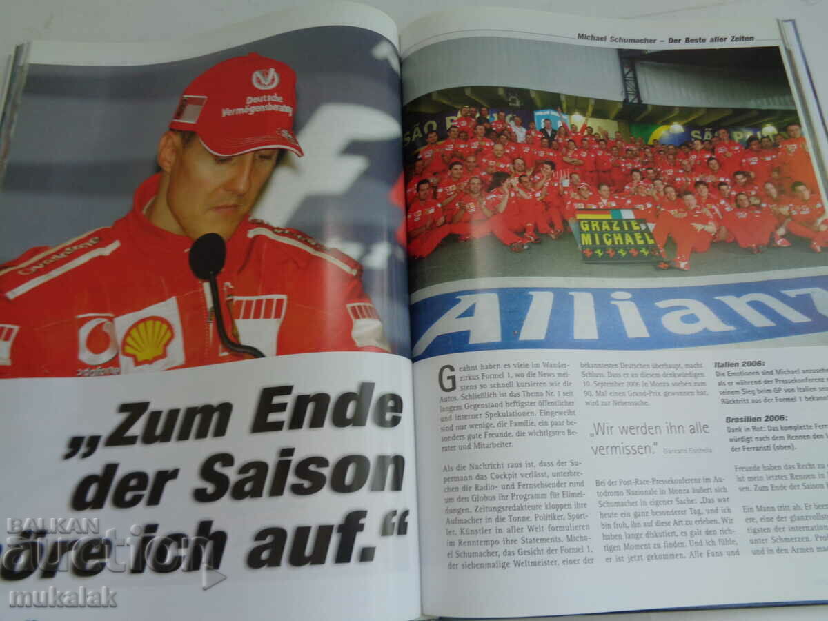 FORMULA 1 SCHUMACHER SEBASTIAN VETTEL BOOK CAR F1 - 7 FORMULA 1 SCHUMACHER SEBASTIAN VETTEL BOOK CAR F1 - 7