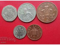 Смесен лот от 5 монети