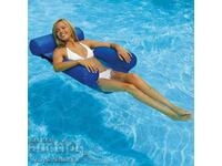 Folding inflatable floating sofa with double backrest colors PRO