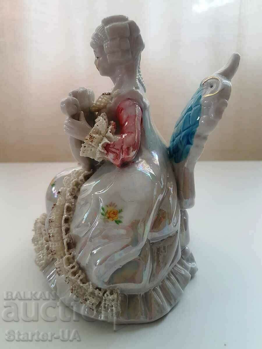 Livrarea EXCELENTĂ FIGURĂ DE PORCELAN DE EPOCA "MUZICIAN PE Fotoliu" Livrarea EXCELENTĂ FIGURĂ DE PORCELAN DE EPOCA "MUZICIAN PE Fotoliu"