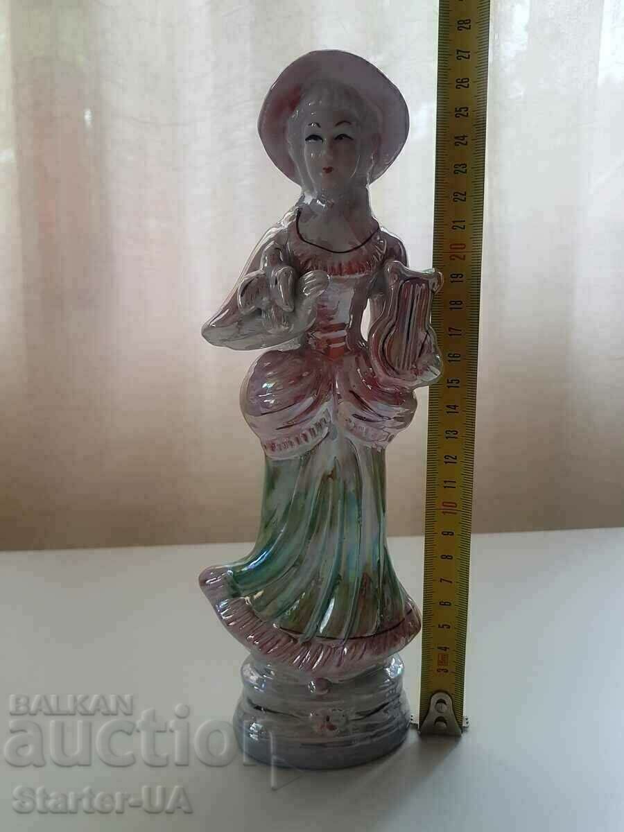 FIGURA DE PORCELAN DE EPOCA „MUZICIAN CU PORUMB” - 6
