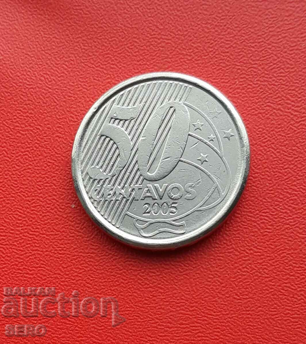 Бразилия-50 центавос 2005