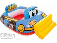 Inflatable beach toy for children Bulldozer Truck