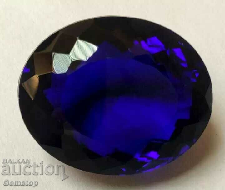 BZC 14.45 ct natural tanzanite oval from 1 st