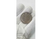 Monedă rusă de ruble imperiale de argint 1843 Nicolae I