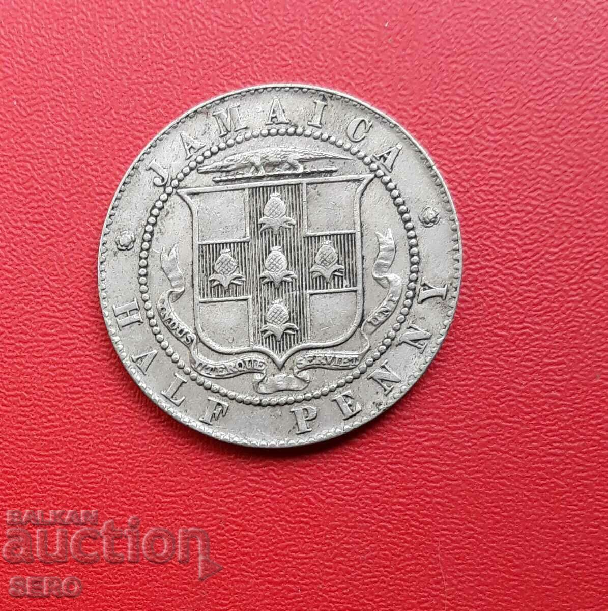 Insula Jamaica-1/2 penny 1926-foarte rar și conservat
