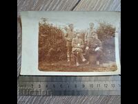 First world war soldiers at the front wounded photo