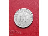Γερμανία-10 pfennigs 1908 E-Muldenhüten