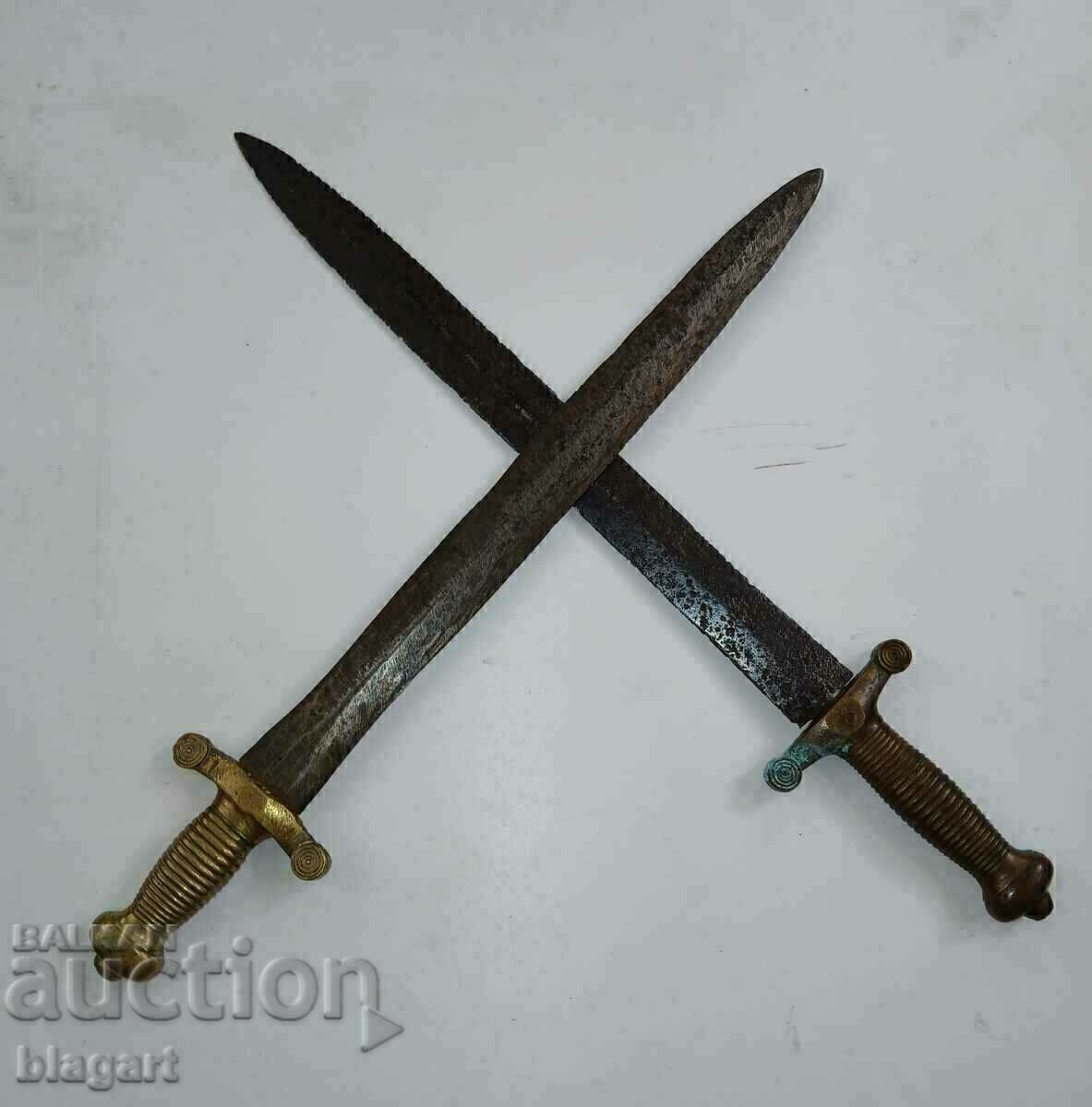 Lot of swords, sabers, blades - Russian tesaks - 2 pieces Lot of swords, sabers, blades - Russian tesaks - 2 pieces