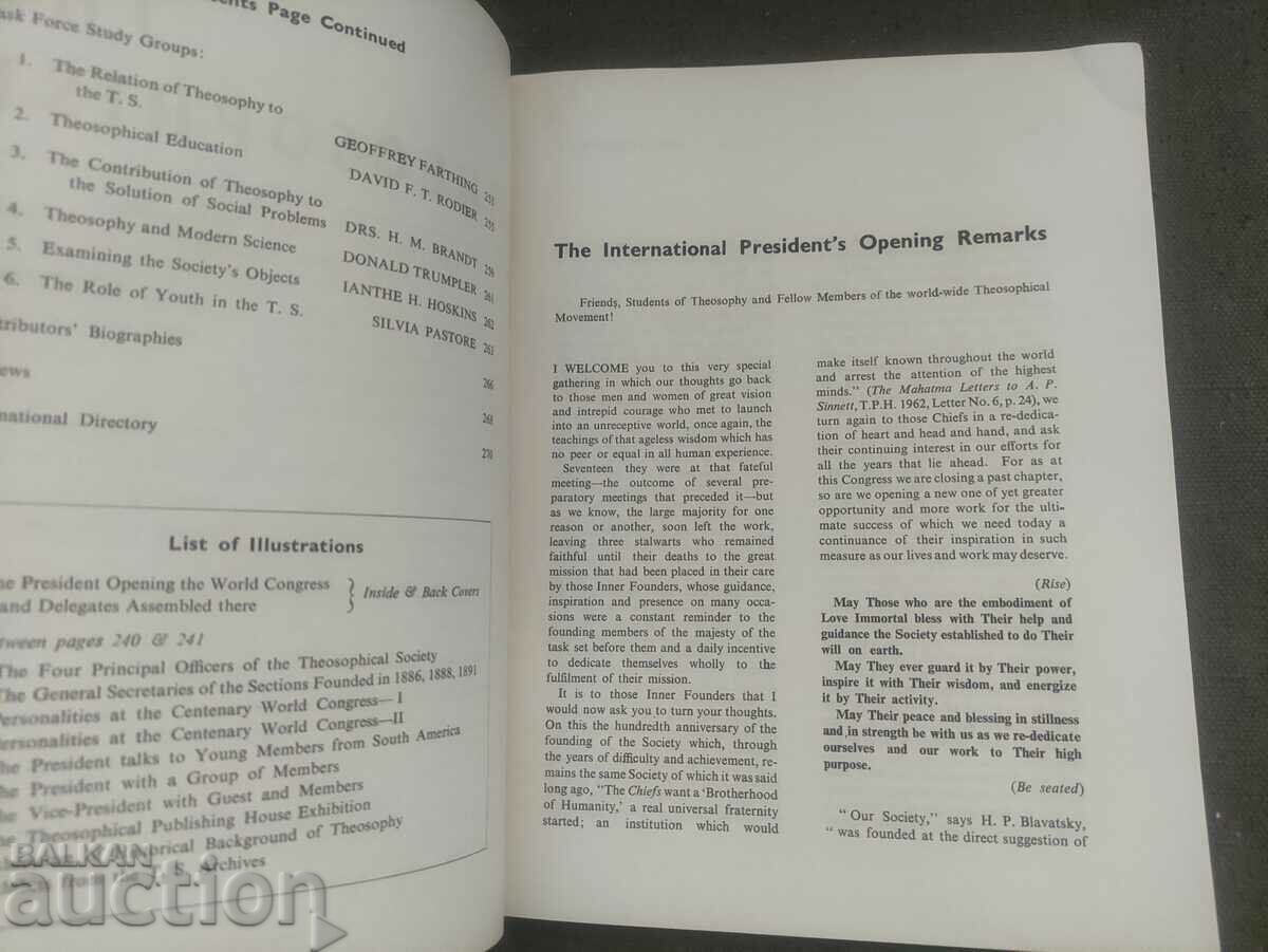 Auction The Theosophists January 1976 Auction The Theosophists January 1976