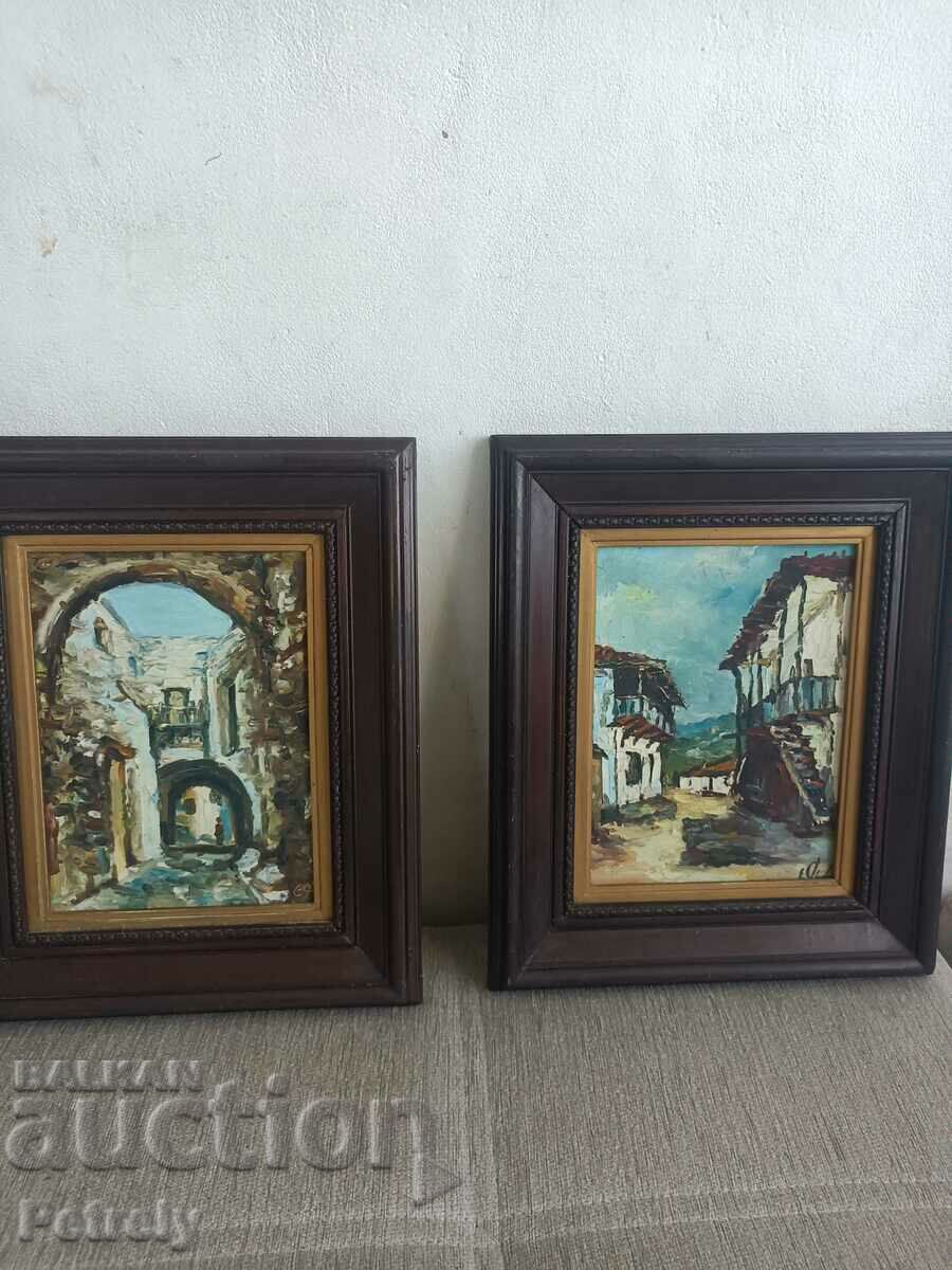 Old oil paintings