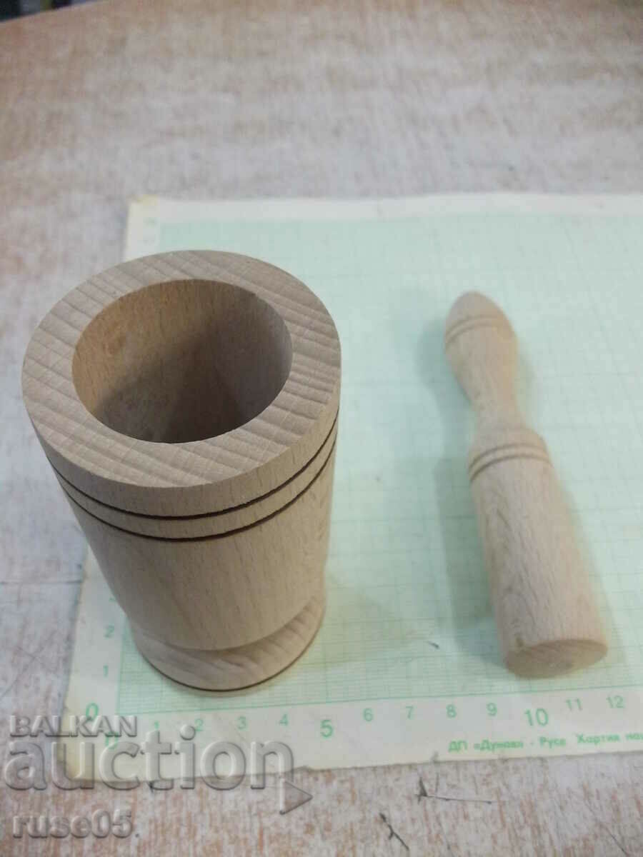 Wooden mortar - 1 - 5