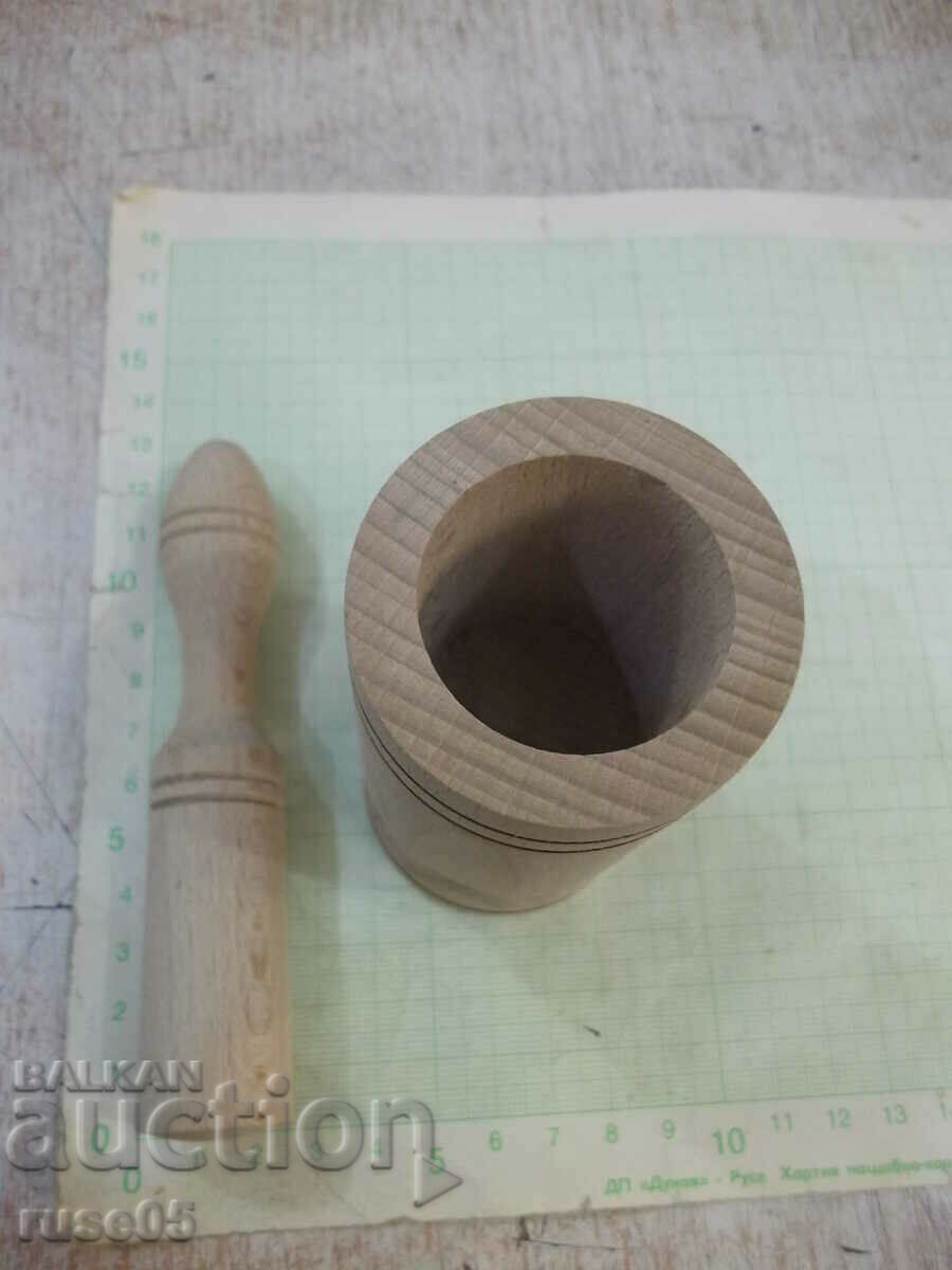 Wooden mortar - 1 - 6