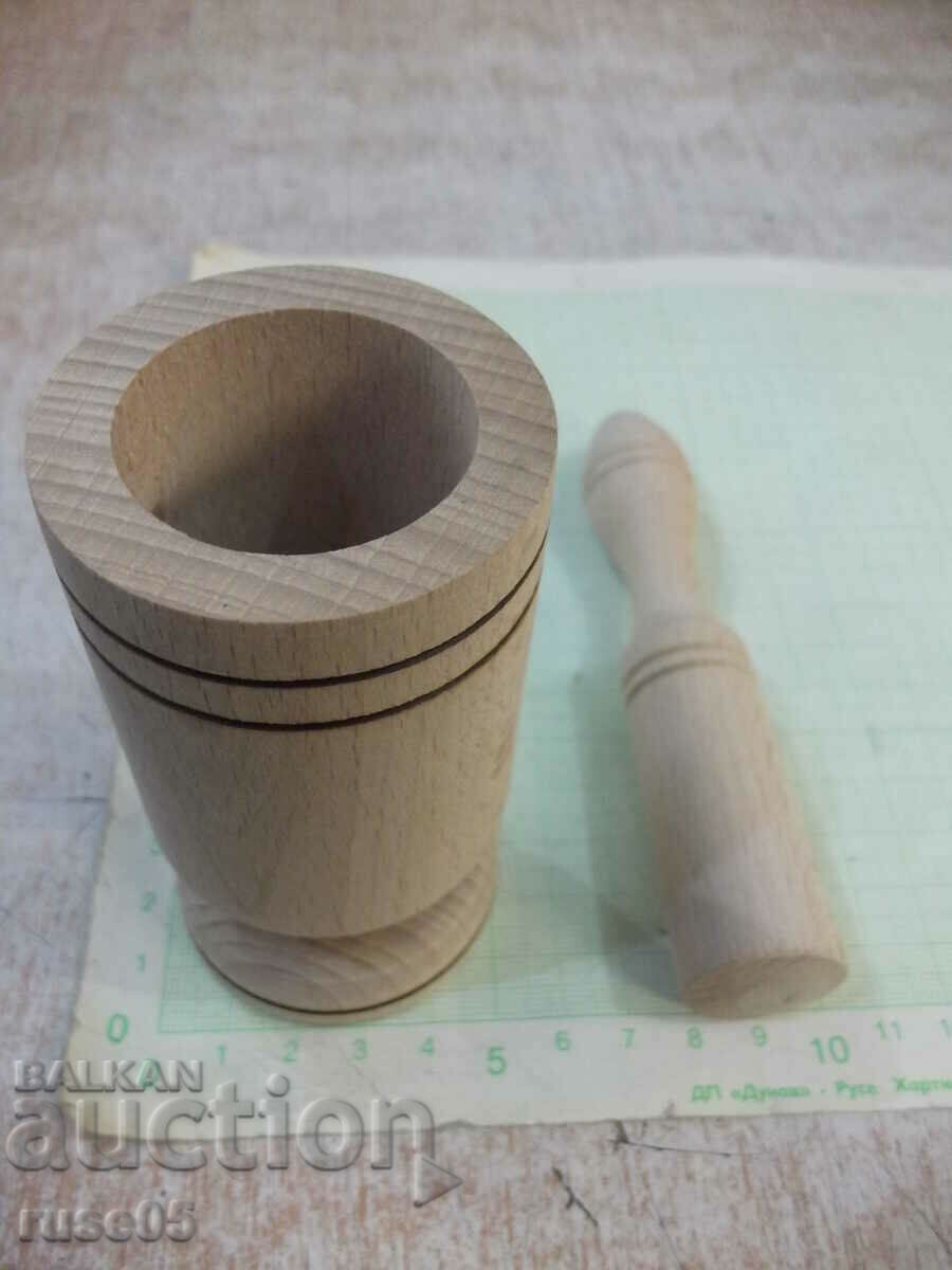 Wooden mortar - 1 - 7