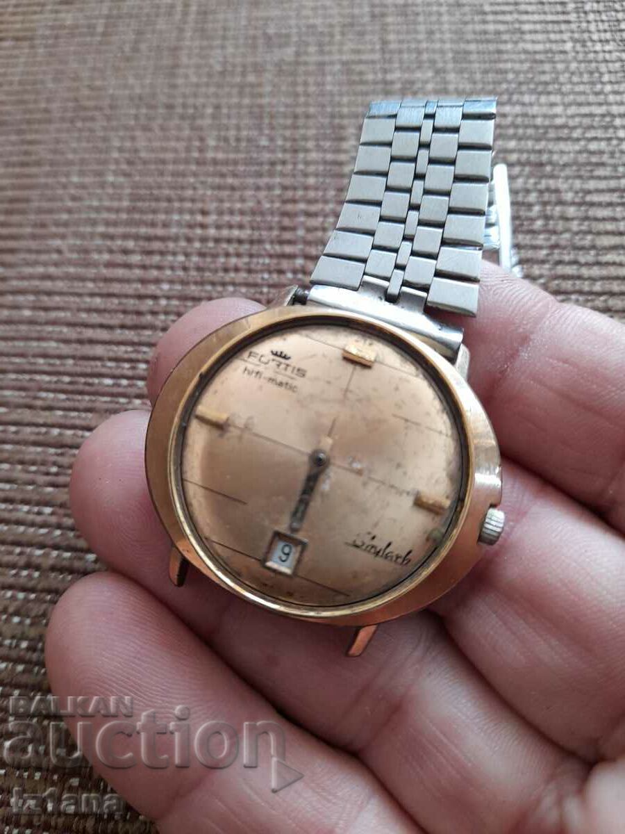 Vintage Fortis HI-FI Matic watch with price 85.00 BGN | € 43.46 Vintage Fortis HI-FI Matic watch with price 85.00 BGN | € 43.46