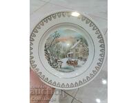 Marked collector's porcelain plate