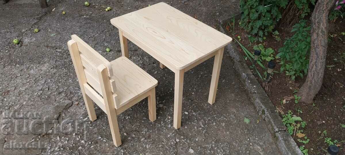 Children's set - table with chair