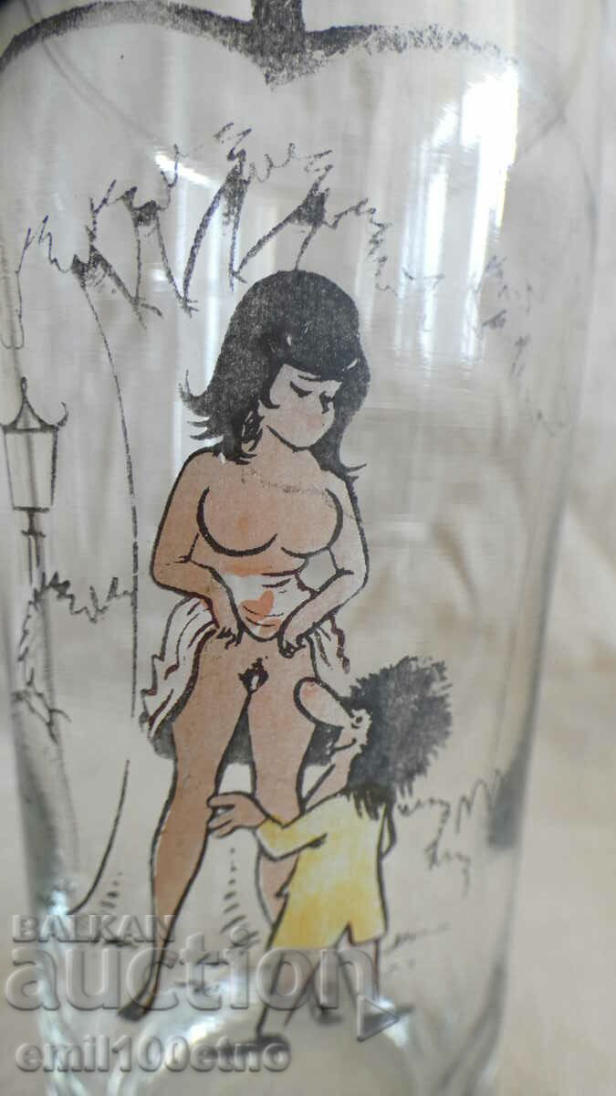 Glass cup Humor - Erotica with price 7.00 BGN | € 3.58 Glass cup Humor - Erotica with price 7.00 BGN | € 3.58