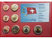 Switzerland-SET 2003 of 8 proof euro coins
