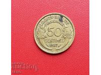 Франция-50 цента 1937