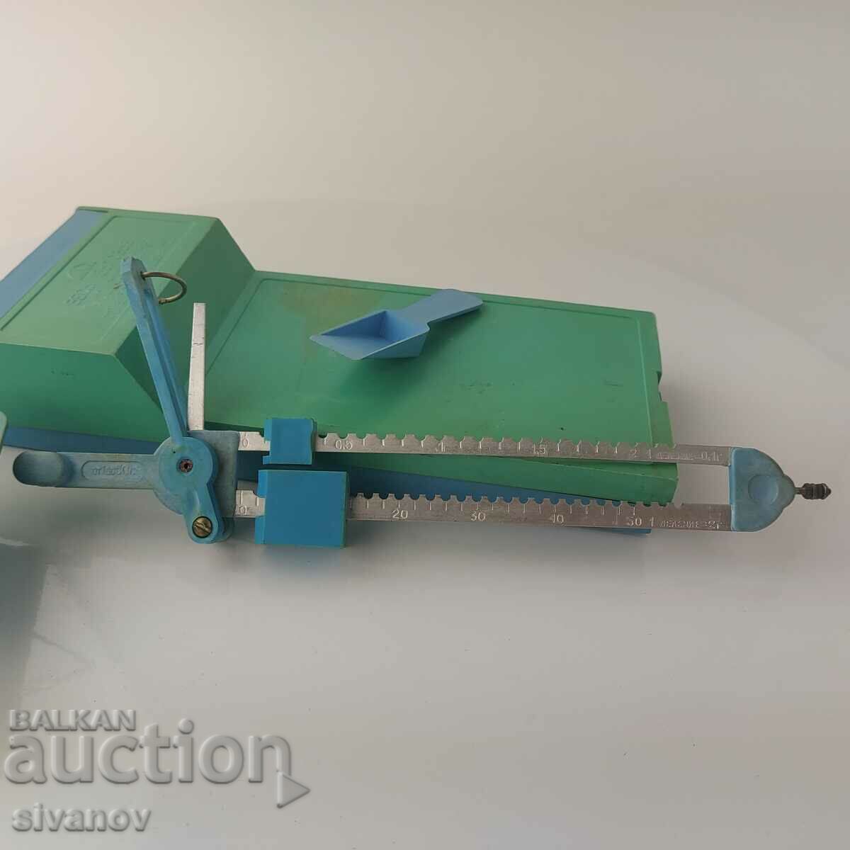 Interesting old scale from 1 to 50g USSR #5595 with price 19.99 BGN | € 10.22 Interesting old scale from 1 to 50g USSR #5595 with price 19.99 BGN | € 10.22