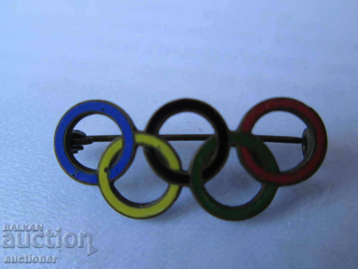 OLYMPIC INSIGNIA 1936 BERLIN OLYMPICS VERY RARE, SANE - 5 OLYMPIC INSIGNIA 1936 BERLIN OLYMPICS VERY RARE, SANE - 5