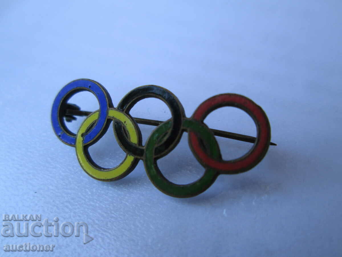 OLYMPIC INSIGNIA 1936 BERLIN OLYMPICS VERY RARE, SANE - 6 OLYMPIC INSIGNIA 1936 BERLIN OLYMPICS VERY RARE, SANE - 6