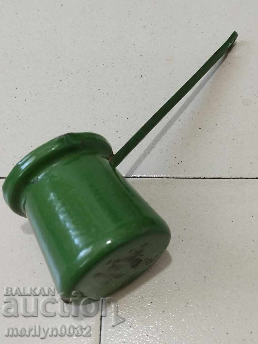 Delivery of Old enameled cezve, coffee pot with enamel