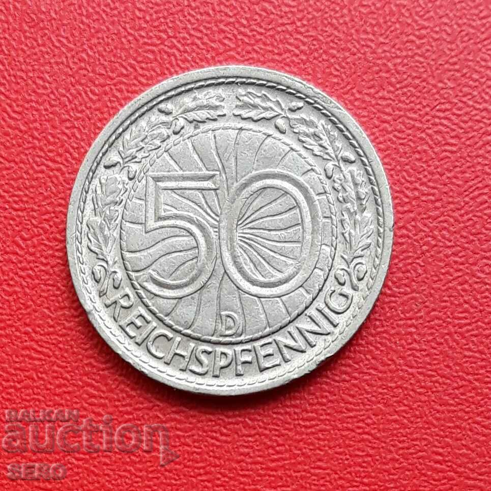 Germany-50 Pfennig 1928 D-Munich