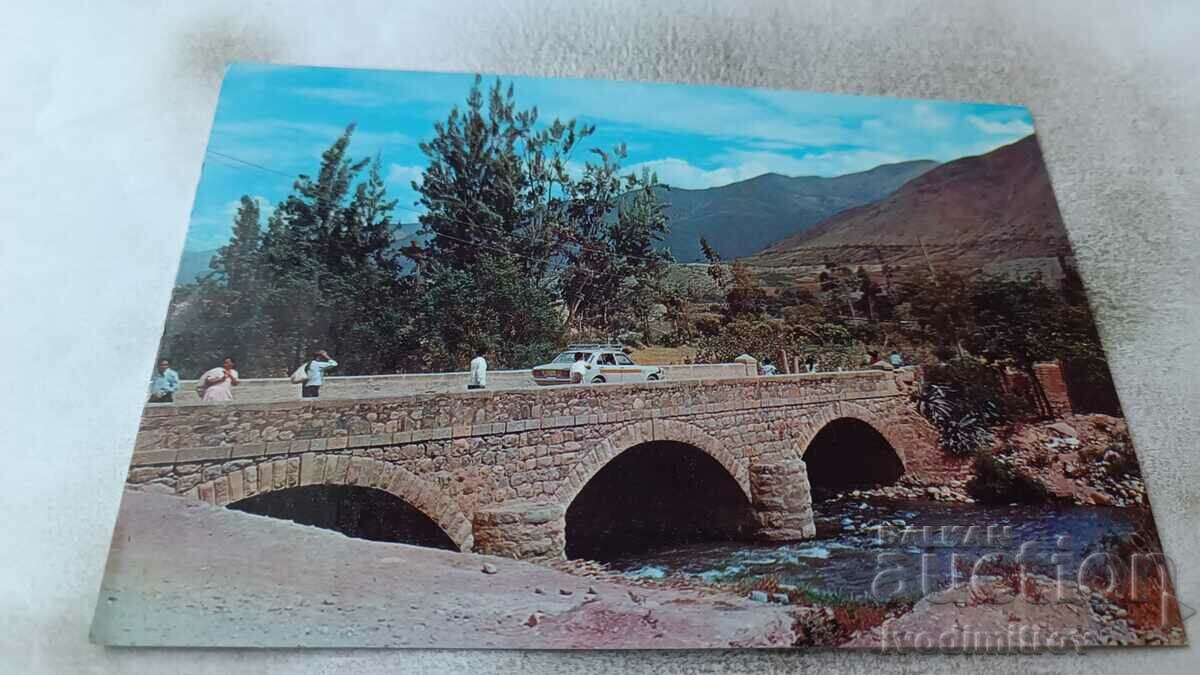 Huanuco Puente Calicanto y Rio Huallaga postcard