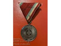 Царство България сребърен медал за признателност към БЧК