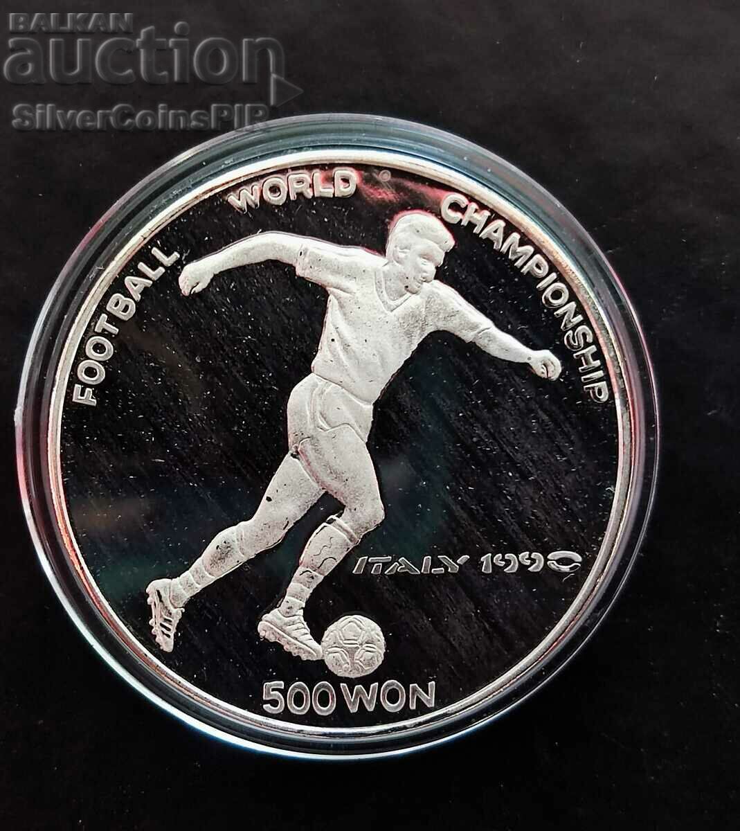 Silver 500 won World Cup 1988 Korea