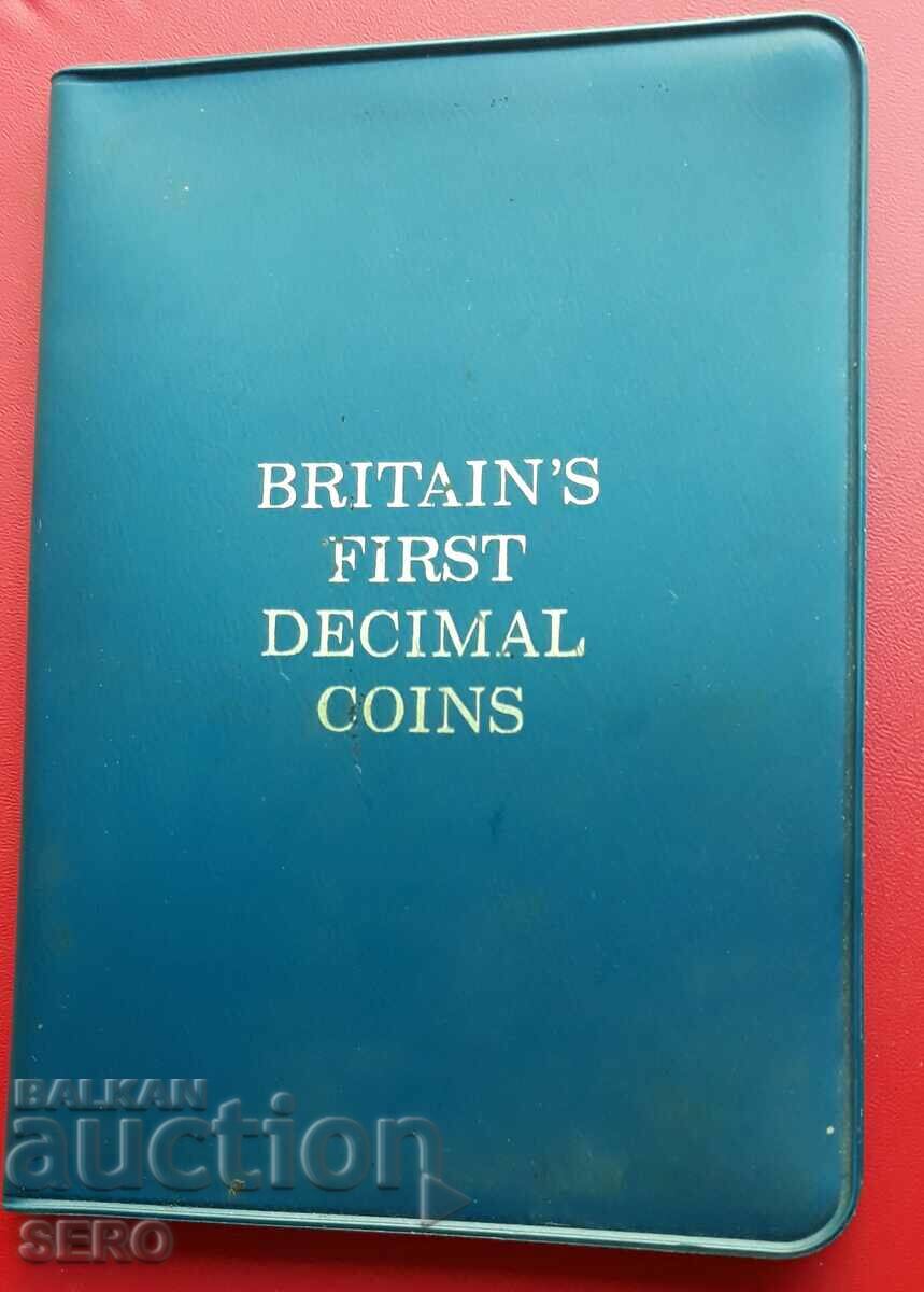 Great Britain - SET of 5 coins 1964-1971