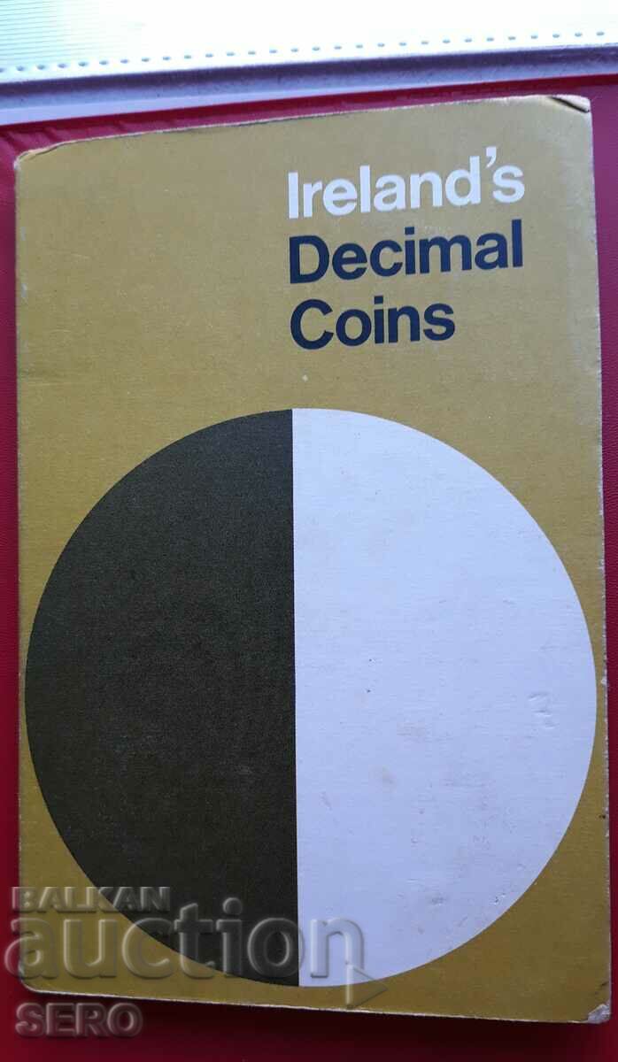Ирландия-СЕТ от 6 монети 1969-1971-отл.запазени