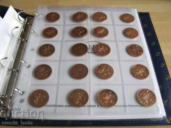 albumul de monede "NUMIS" pentru 143 de monede - cu o casetă cu preț 59.00 BGN | € 30.17