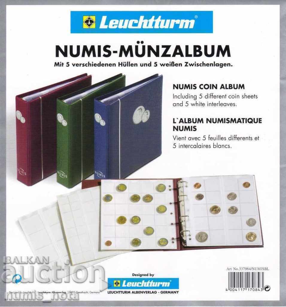 Licitație albumul de monede "NUMIS" pentru 143 de monede - cu o casetă