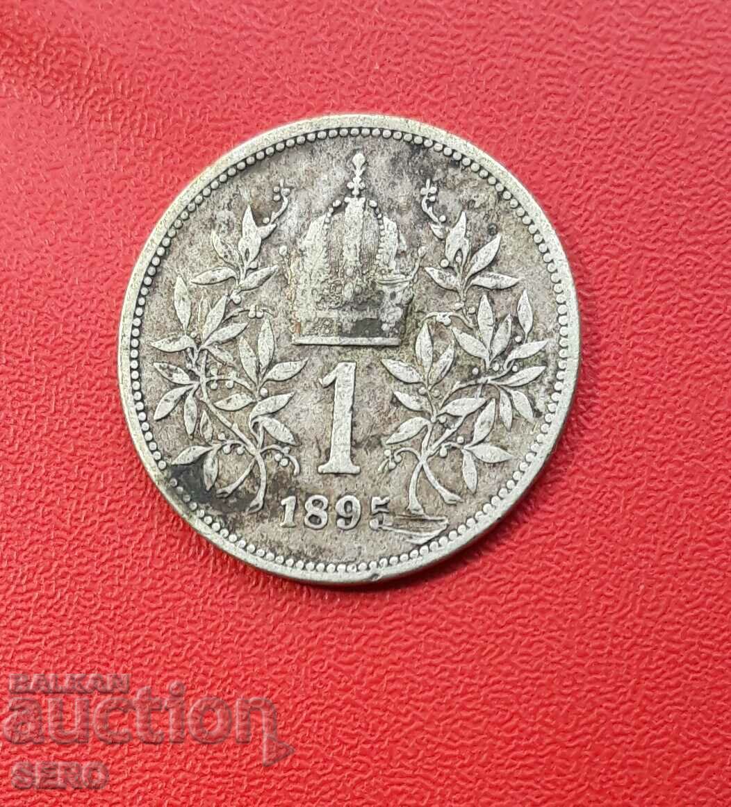 Austria-Hungary-1 crown 1895