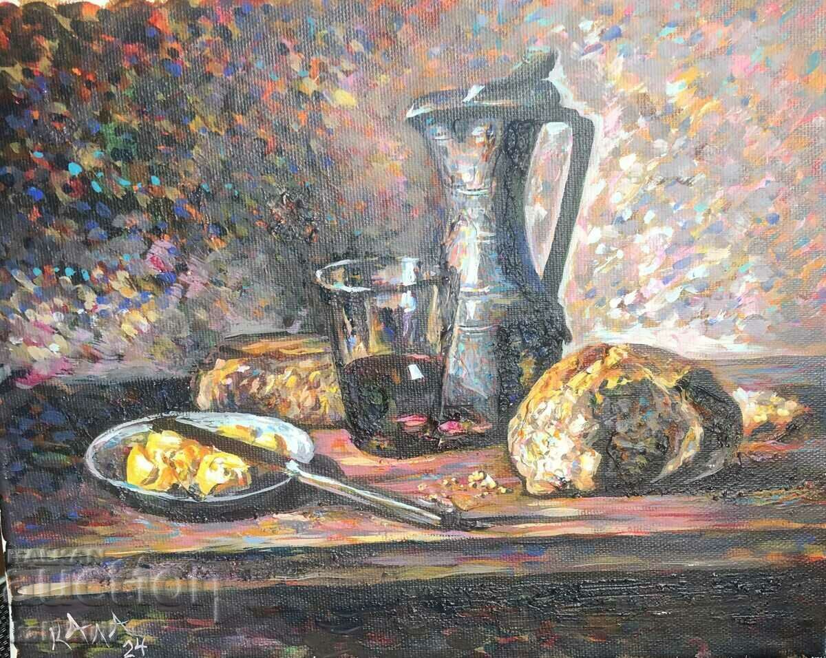 „Natura moarta cu paine” „Natura moarta cu paine”