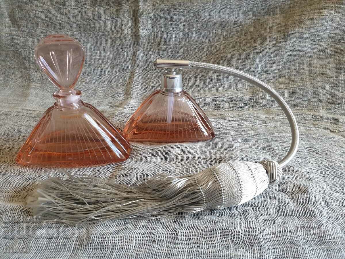 Russian Crystal Colored Glass Cosmetic Set with price 120.00 BGN | € 61.36